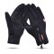 Touch Gloves Black with zip